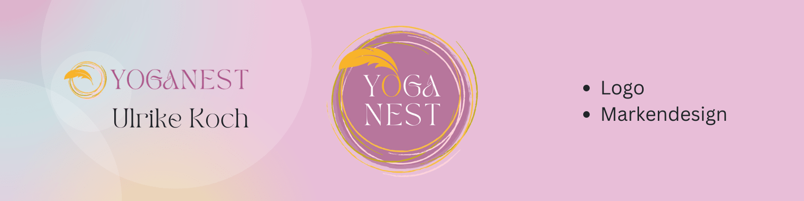 Logo Markendesign Ulrike Koch Yoganest Yogastudio
